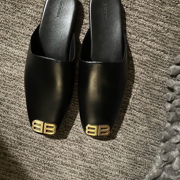 BB BALENCIAGA Men’s Leather slides EU 46. New without tags. - Picture 9 of 11